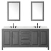 Custom image for Dark Gray with Matte Black Trim / Giotto Quartz / 24