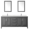 Custom image for Dark Gray with Polished Chrome Trim / Giotto Quartz / 24