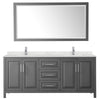 Custom image for Dark Gray with Polished Chrome Trim / Giotto Quartz / 70