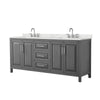 Custom image for Dark Gray with Polished Chrome Trim / Giotto Quartz / No Mirror