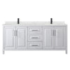 Custom image for White with Matte Black Trim / Giotto Quartz / No Mirror