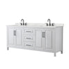 Custom image for White with Matte Black Trim / Giotto Quartz / No Mirror