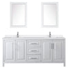 Custom image for White with Polished Chrome Trim / White Quartz / 24