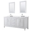 Custom image for White with Polished Chrome Trim / White Quartz / 24
