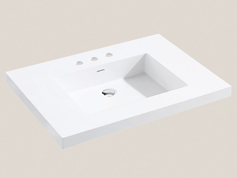 X-Stone Top/Basin, 30" x 18" x 1-1/2"