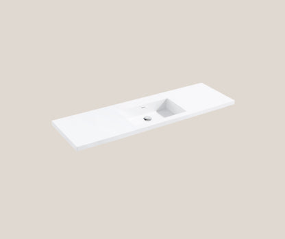 Madeli X-Stone Top/Basin, 60" x 18" x 1-1/2"