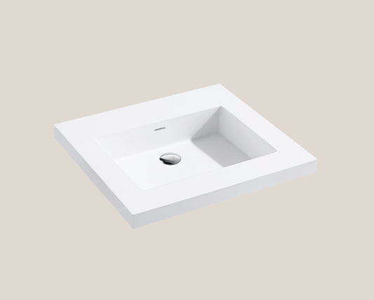 Madeli X-Stone Top/Basin, 20" x 22" x 2"