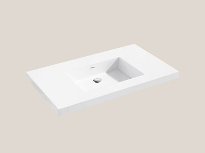 Madeli X-Stone Top/Basin, 42" x 22" x 2"