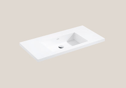 Madeli X-Stone Top/Basin, 60" x 22" x 2"