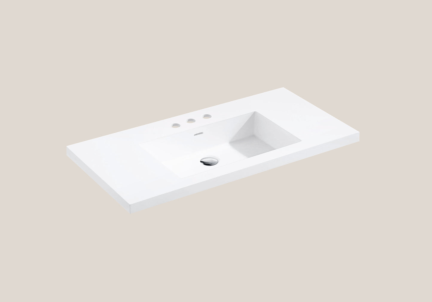 X-Stone Top/Basin, 60" x 22" x 2"