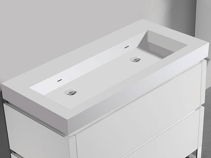 X-Stone Trough Sink, 48" x 22" x 4-1/2"