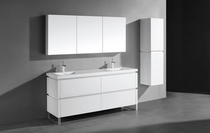 Metro 72D" Free Standing Vanity Cabinet