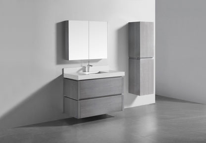 Madeli Cube 42" Wall hung Vanity Cabinet