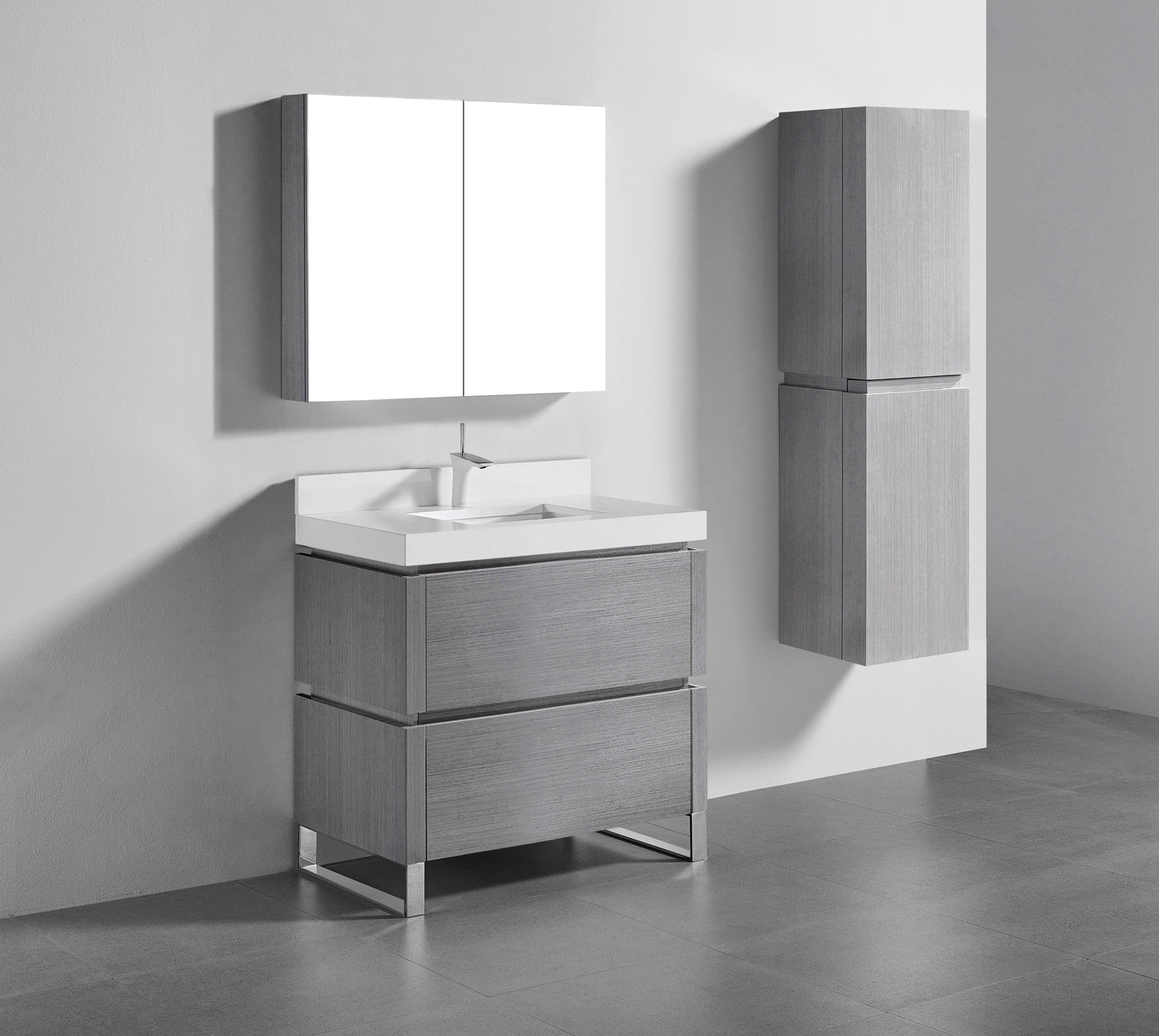 Metro 36" Free Standing Vanity Cabinet