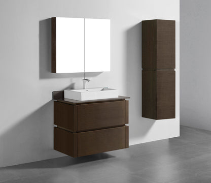 Cube 36" Wall hung Vanity Cabinet