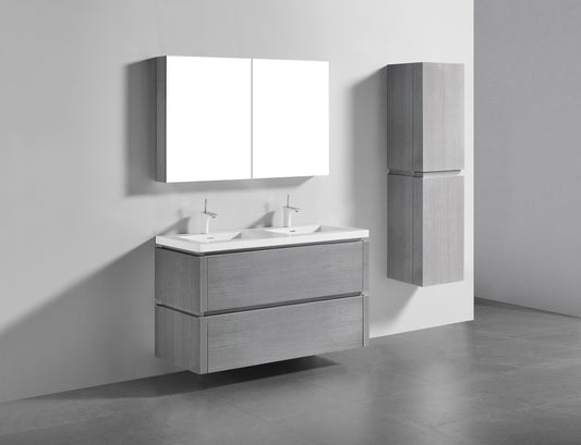 Madeli Cube 48D" Wall hung Vanity Cabinet
