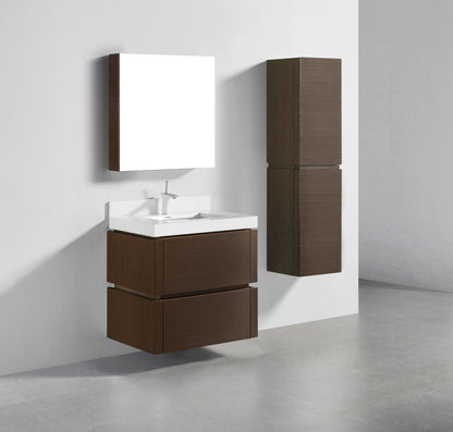 Cube 30" Wall hung Vanity Cabinet