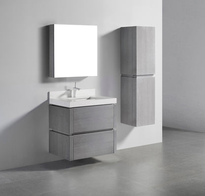 Madeli Cube 30" Wall hung Vanity Cabinet