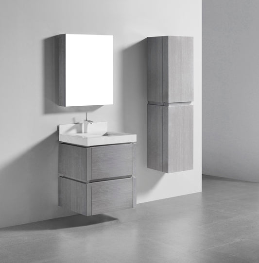 Madeli Cube 24" Wall hung Vanity Cabinet