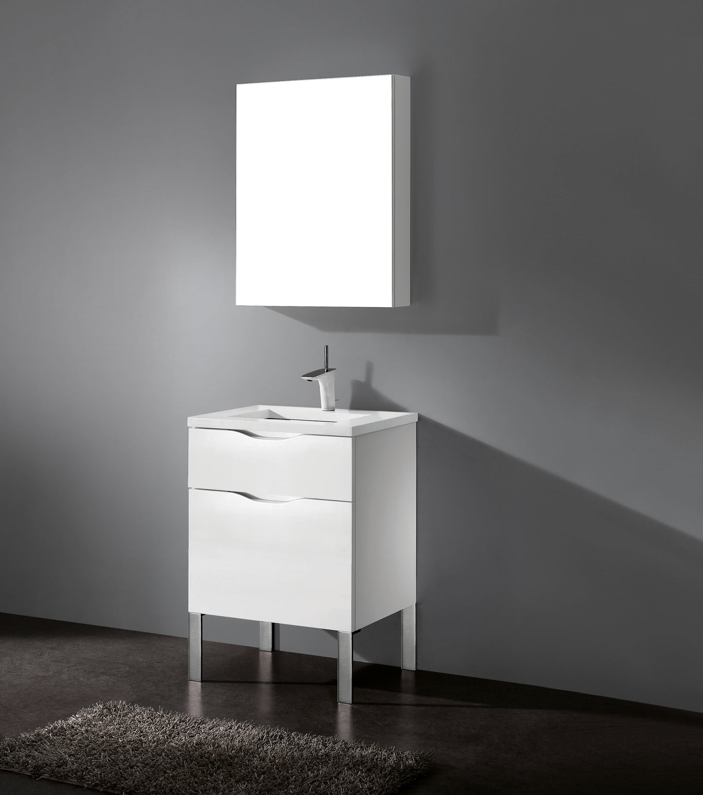 Milano 24" Free Standing Vanity Cabinet
