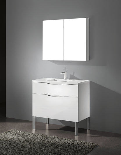 Milano 42" Free Standing Vanity Cabinet