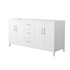 Custom image for White with Brushed Nickel Trim / No Mirror