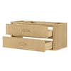 Custom image for Scandinavian Oak with Satin Bronze Trim / No Mirror