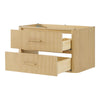 Custom image for Scandinavian Oak with Satin Bronze Trim / No Mirror