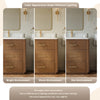 Custom image for Toasted Walnut with Matte Black Trim / No Mirror