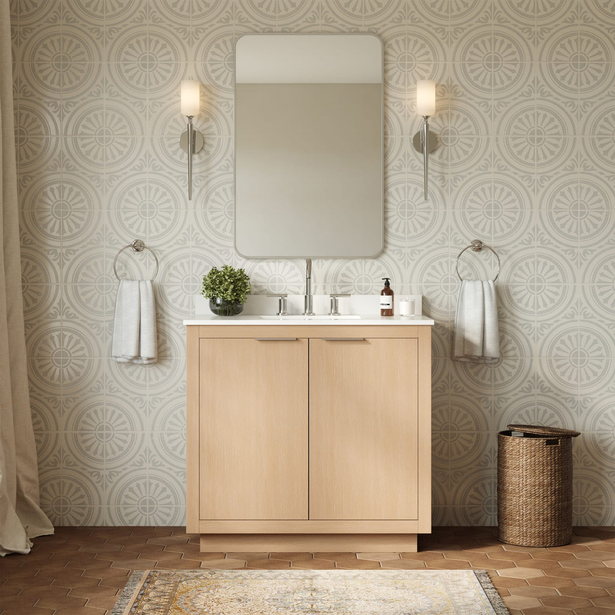 Maroni Bathroom Vanity Cabinet 36 inch Single Sink