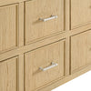 Custom image for Scandinavian Oak with Brushed Nickel Trim / Giotto Quartz / No Mirror