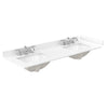 Custom image for Dark Walnut with Matte Black Trim / White Cultured Marble / No Mirror