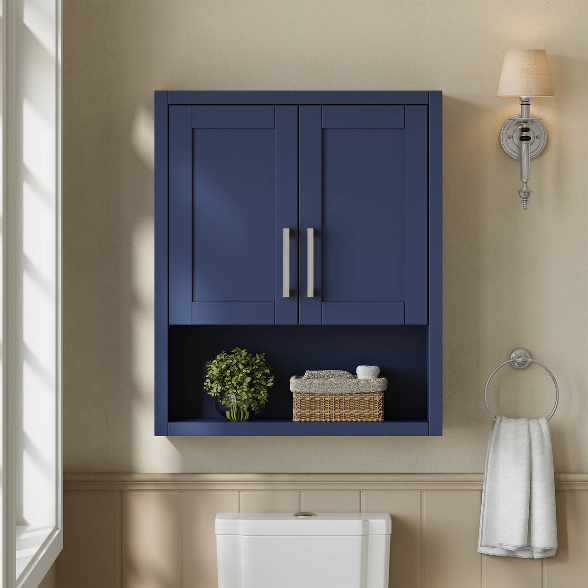 Beckett TK Over the Toilet Storage Wall Cabinet
