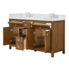 Custom image for Toasted Walnut with Brushed Nickel Trim / Giotto Quartz / No Mirror