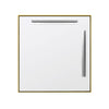 Custom image for Brushed Gold / 34 x 36 / Rectangular