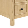 Custom image for Scandinavian Oak with Matte Black Trim / No Mirror