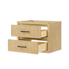 Custom image for Scandinavian Oak with Matte Black Trim / No Mirror