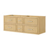 Custom image for Scandinavian Oak with Brushed Nickel Trim / No Mirror