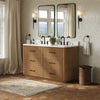 Custom image for Toasted Walnut with Matte Black Trim / Giotto Quartz / No Mirror