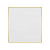 Custom image for Brushed Gold / 34 x 36 / Rectangular
