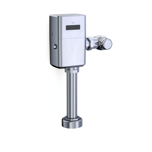 Toto Ecopower Touchless 1.0 Gpf High-Efficiency Toilet Flushometer Valve For Back Spud With 12 Inch Vacuum Breaker Set