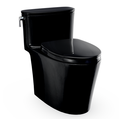 Aurora 1G One-Piece Elongated 1.0 GPF WASHLET+ and Auto Flush Ready Universal Height Toilet with SS124 SoftClose Seat