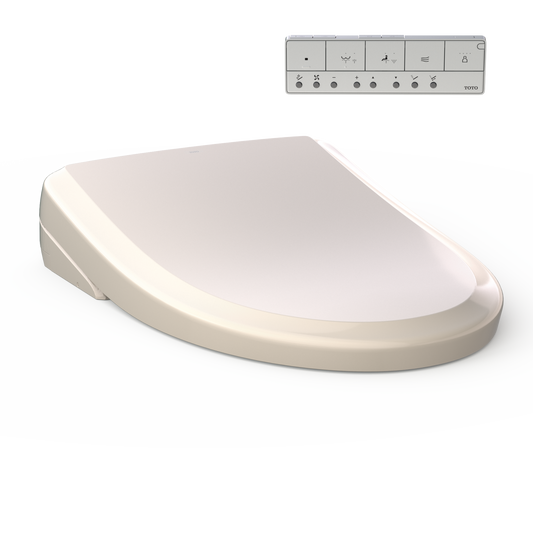 Toto Washlet S7 Electronic Bidet Toilet Seat With Ewater+ Bowl And Wand Cleaning, Classic Lid, Elongated