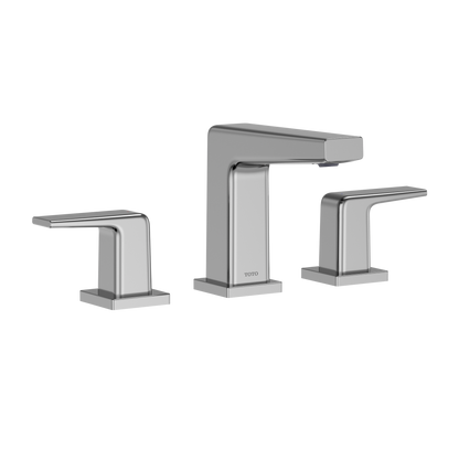 GB Series 1.2 GPM Two Handle Widespread Bathroom Sink Faucet with Drain Assembly
