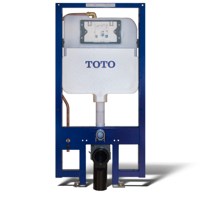 Duofit In-Wall Dual Flush 1.28 And 0.9 Gpf Tank System, Copper Supply Line