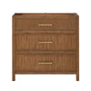 Custom image for Toasted Walnut with Satin Bronze Trim / No Mirror