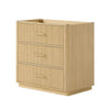Custom image for Scandinavian Oak with Satin Bronze Trim / No Mirror