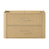 Custom image for Scandinavian Oak with Brushed Nickel Trim / No Mirror