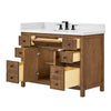 Custom image for Toasted Walnut with Matte Black Trim / Giotto Quartz / No Mirror