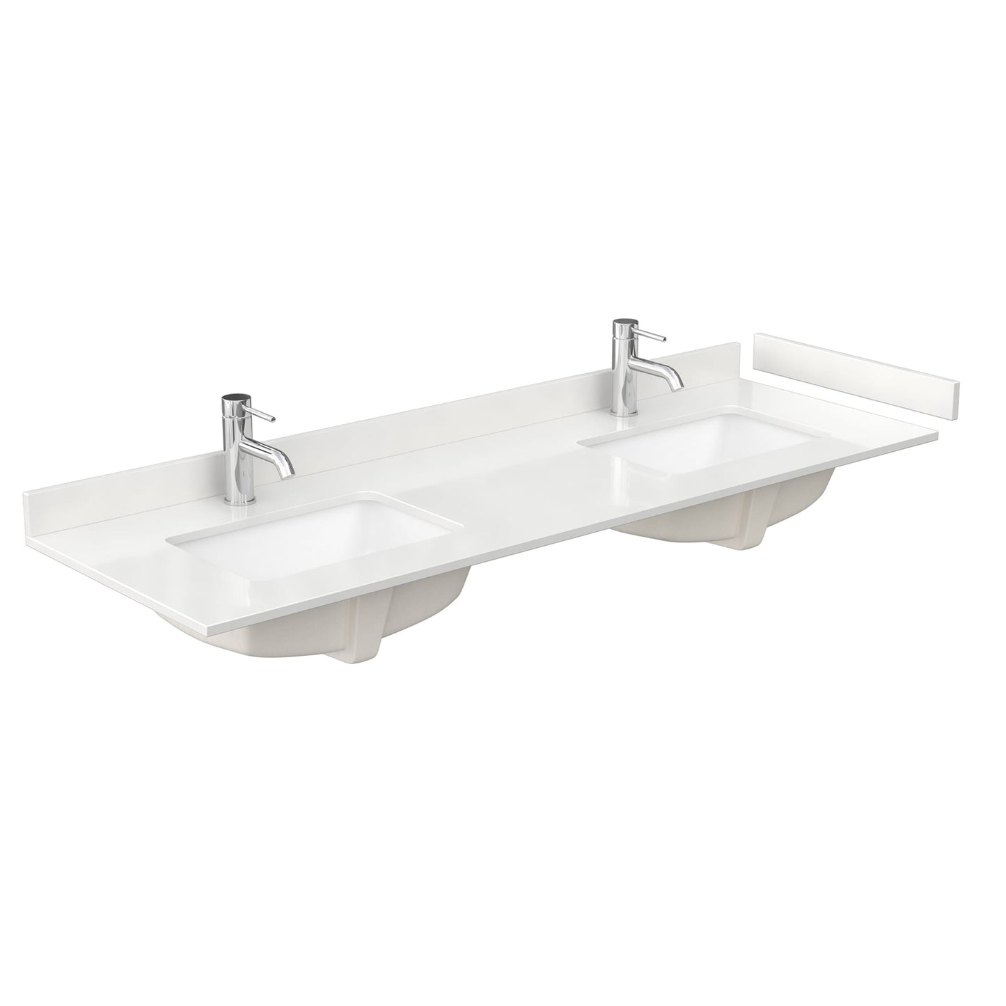 Countertop with Undermount Sink 66 inch Single hole